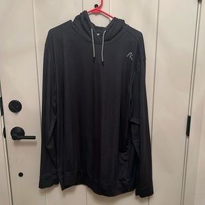 Mens XXL black houndstooth Rhoback hoodie